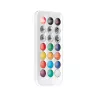 Mars Gaming MC51W case PC gaming ATX bianco con doppio vetro temperato, 5x ventole RGB 12cm