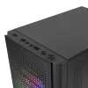 Case per PC Mars Gaming MC300 Micro ATX con vetro temperato 3 ventole FRGB nero