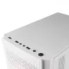 Case Micro-ATX Mars Gaming MC300W con vetro temperato, 3 ventole FRGB, bianco