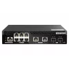 Switch di rete QNAP QSW-M2106PR-2S2T Managed L2 10G Ethernet (100/1000/10000) Power over Ethernet (PoE) 1U nero