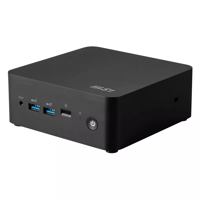 Mini-PC MSI Cubi NUC 1MG-023DE Intel Core 3 100U 8 GB DDR5-SDRAM 256 GB SSD Windows 11 Pro nero