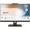 All-in-One PC MSI Modern AM242TP 1M-1230EU Intel Core 3 100U 60,5 cm (23,8 inch) 1920 x 1080 pixel touchscreen 8 GB DDR5-SDRAM 256 GB SSD Windows 11 Pro Wi-Fi 6E (802.11ax) nero