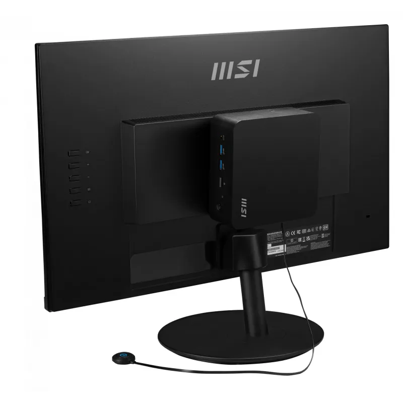 MSI CUBI NUC 1MG-244BEU PC/Workstation Barebone 0,84-L-PC nero 100U Intel SoC