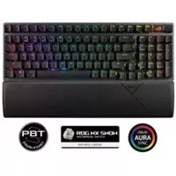 ASUS ROG Strix Scope II 96 Wireless tastiera gaming USB + RF Wireless + Bluetooth QWERTY US English nero