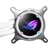 Dissipatore liquido all-in-one per processore ASUS ROG Strix LC II 360 ARGB White Edition 12 cm