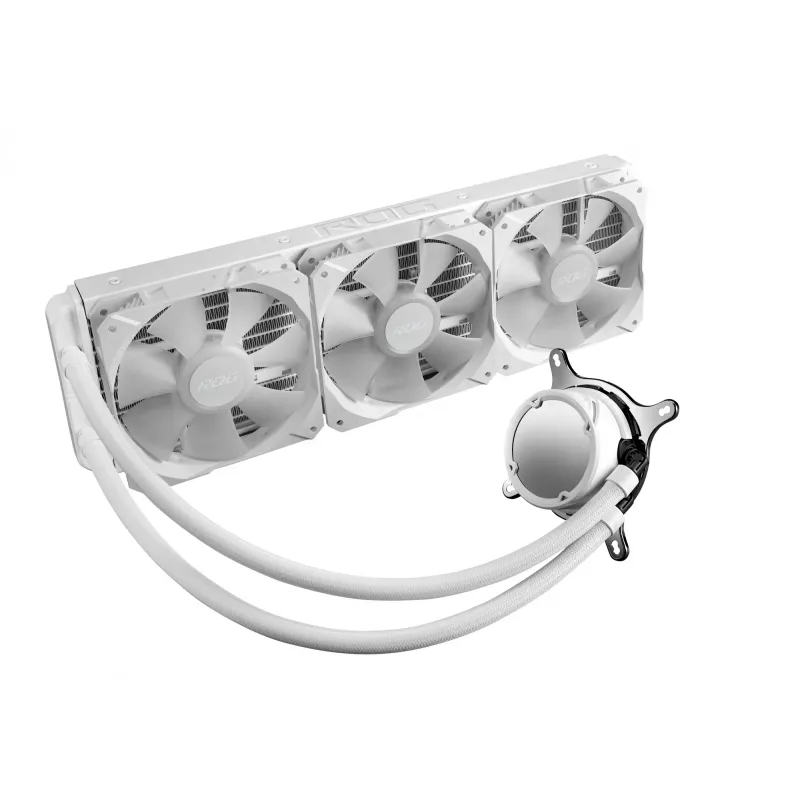 Dissipatore liquido all-in-one per processore ASUS ROG Strix LC II 360 ARGB White Edition 12 cm