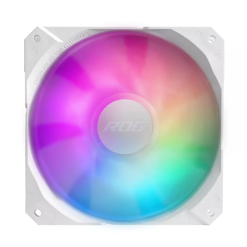 Dissipatore liquido all-in-one per processore ASUS ROG Strix LC II 360 ARGB White Edition 12 cm
