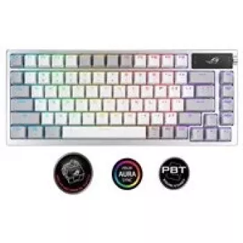 ASUS ROG Azoth tastiera gaming USB + RF Wireless + Bluetooth bianco