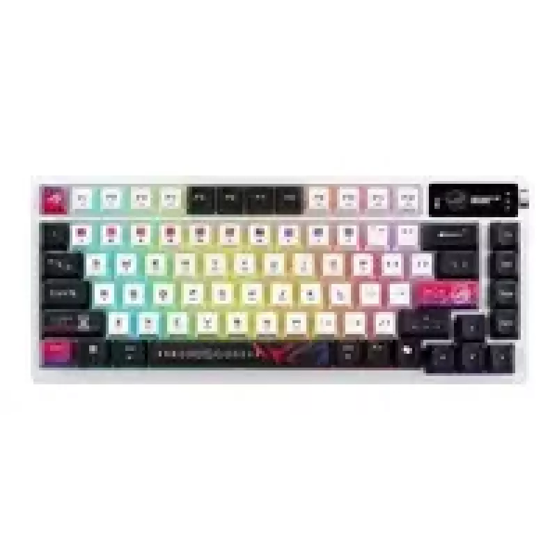 Tastiera meccanica wireless ASUS ROG Azoth X — layout US, Bluetooth e RF 2,4 GHz, bianco