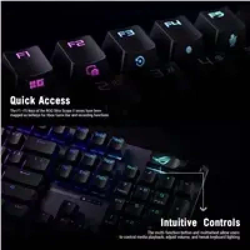 Tastiera gaming ASUS XA14 ROG STRIX SCOPE II X/NXSWV2/US/PBT USB nero
