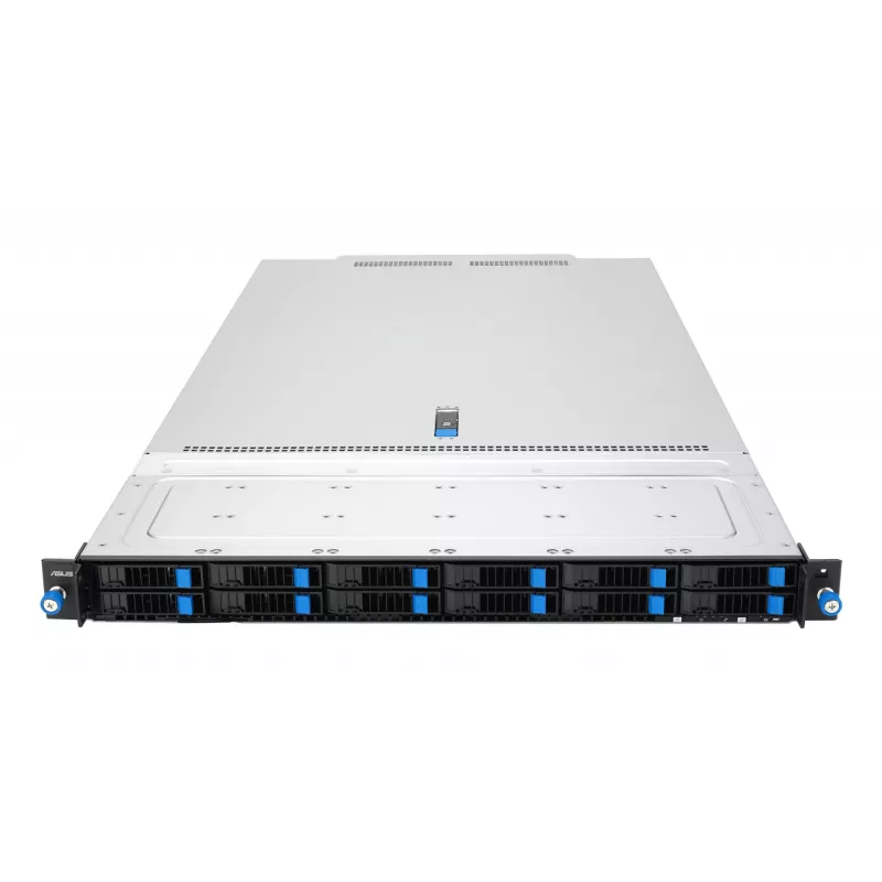 ASUS RS700-E12-RS12U Rack (1U) nero, acciaio