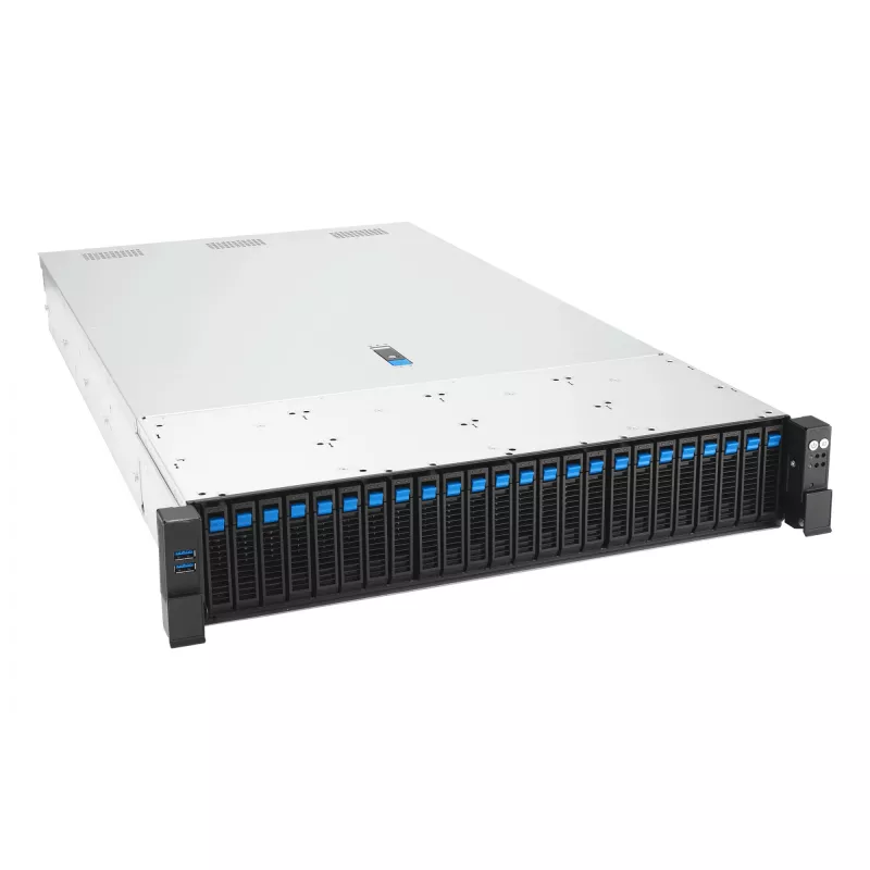 Server ASUS RS720-E12-RS24G 3,2 kW 24N – Rack-Server con alimentatore 3,2 kW e 24 vani per unità