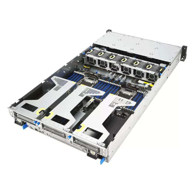Server ASUS RS720-E12-RS24G 3,2 kW 24N – Rack-Server con alimentatore 3,2 kW e 24 vani per unità