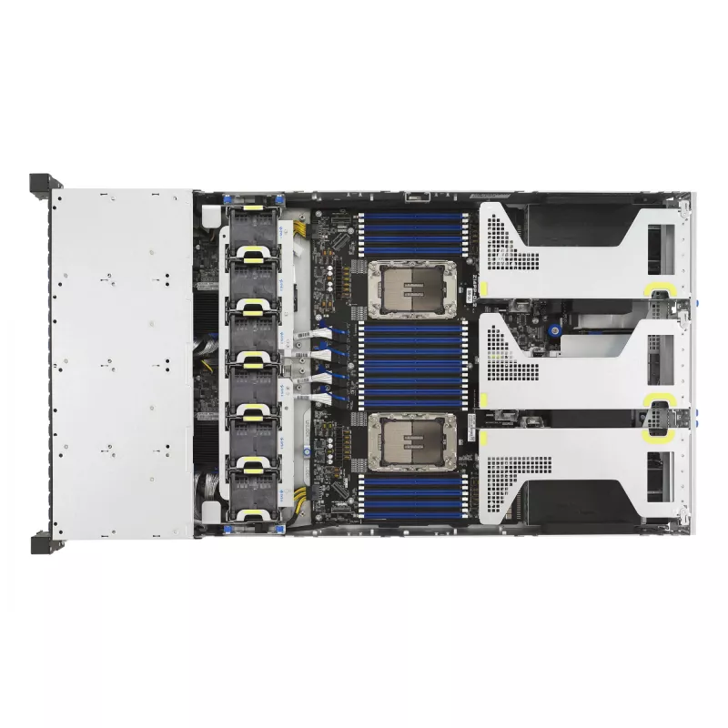 Server ASUS RS720-E12-RS24G 3,2 kW 24N – Rack-Server con alimentatore 3,2 kW e 24 vani per unità