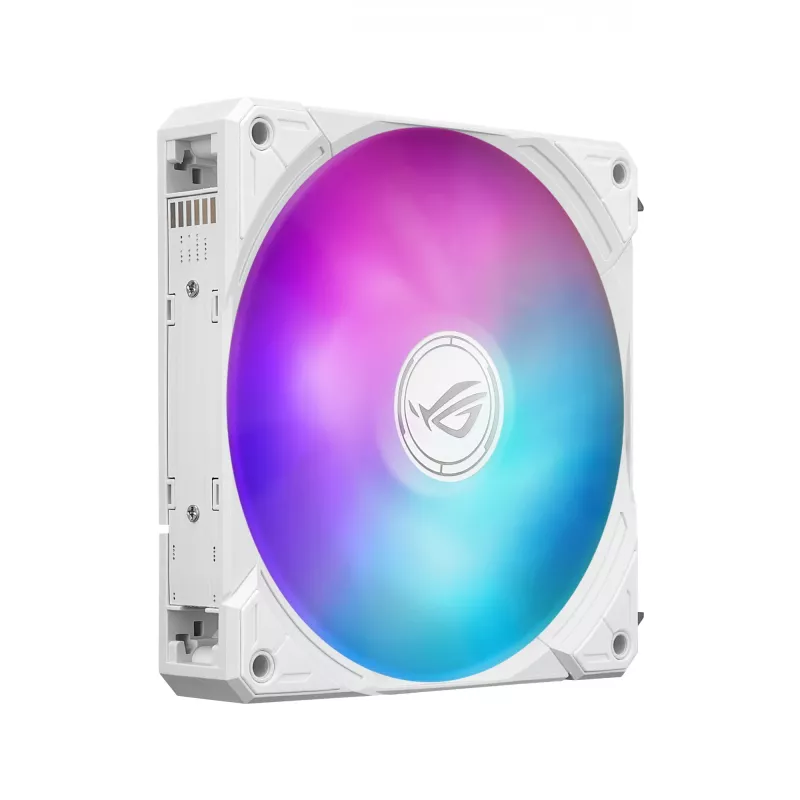Dissipatore liquido all-in-one ASUS ROG Ryuo IV SLC 360 ARGB White Edition — radiatore da 360 mm, 3 ventole da 120 mm, display AMOLED, supporto per LGA 1700