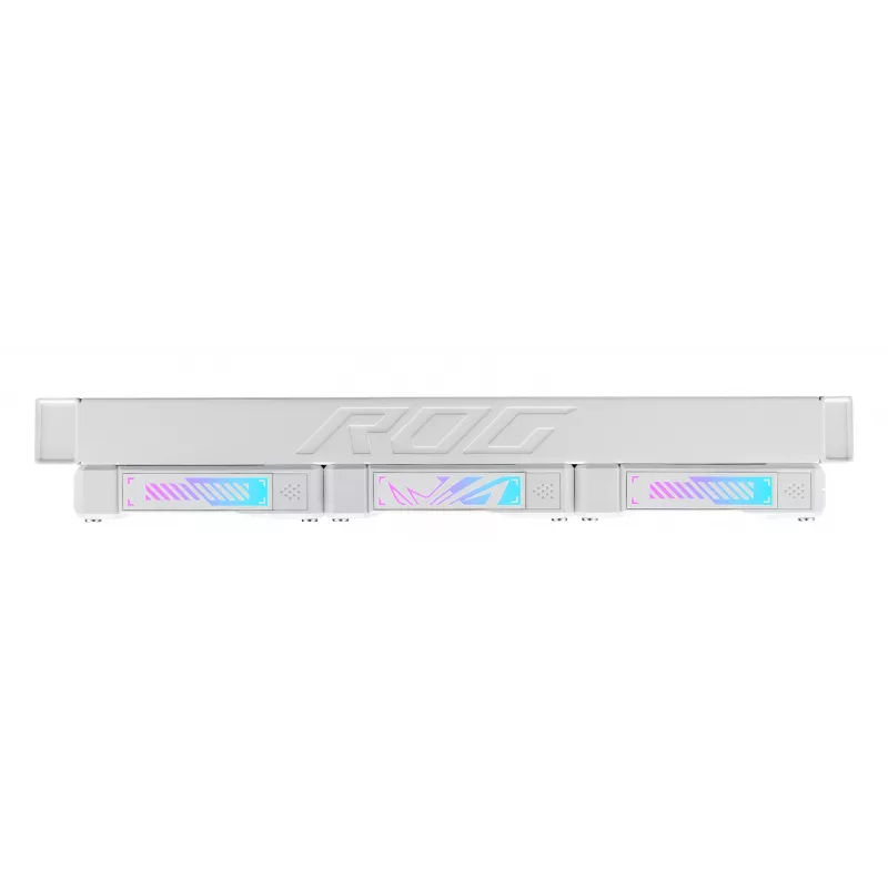 Dissipatore liquido all-in-one ASUS ROG Ryuo IV SLC 360 ARGB White Edition — radiatore da 360 mm, 3 ventole da 120 mm, display AMOLED, supporto per LGA 1700