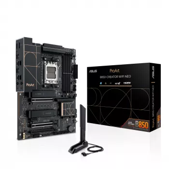 Scheda madre ASUS PROART B850-CREATOR WiFi NEO — AMD B850, socket AM5, ATX, DDR5, 4 DIMM, 256 GB, Wi‑Fi 7, 5Gb Ethernet