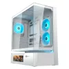 COUGAR CFV235 Vision Case per PC Midi-Tower – ARGB, LCD 23,3 cm (9,16