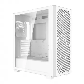 XPG VALOR AIR PRO Case Mid-Tower, Midi Tower, PC, bianco, ATX, EATX, micro ATX, Mini-ATX, SPCC, vetro temperato, multicolore
