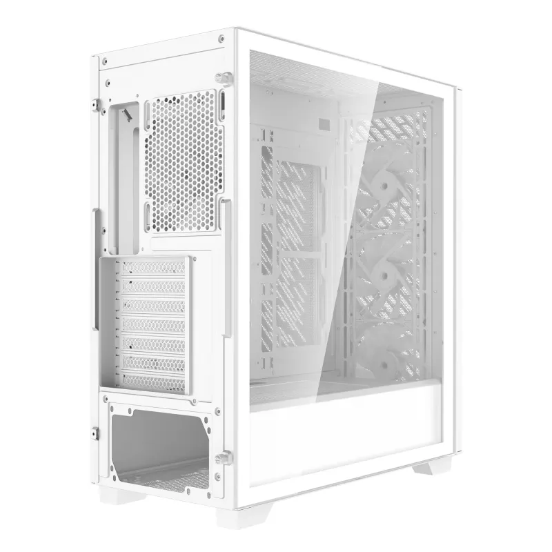 XPG VALOR AIR PRO Case Mid-Tower, Midi Tower, PC, bianco, ATX, EATX, micro ATX, Mini-ATX, SPCC, vetro temperato, multicolore