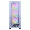 XPG VALOR AIR PRO Case Mid-Tower, Midi Tower, PC, bianco, ATX, EATX, micro ATX, Mini-ATX, SPCC, vetro temperato, multicolore