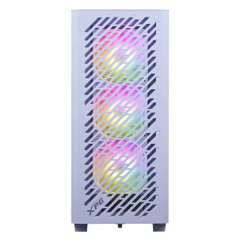 XPG VALOR AIR PRO Case Mid-Tower, Midi Tower, PC, bianco, ATX, EATX, micro ATX, Mini-ATX, SPCC, vetro temperato, multicolore