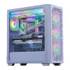 XPG VALOR AIR PRO Case Mid-Tower, Midi Tower, PC, bianco, ATX, EATX, micro ATX, Mini-ATX, SPCC, vetro temperato, multicolore