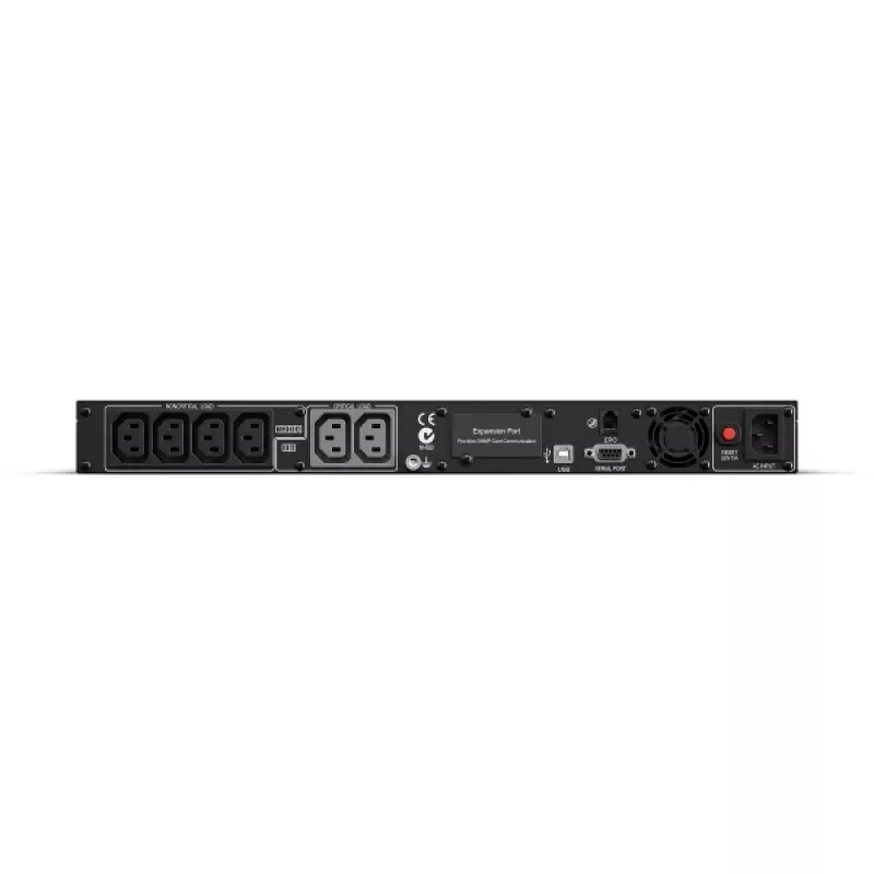CyberPower PR1000ELCDRT1U Gruppo di continuità (UPS) Line-Interactive 1 kVA 800 W 6 uscite AC