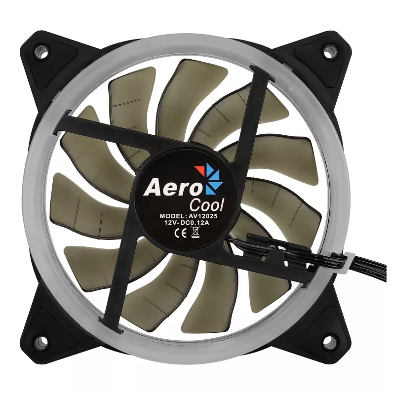 Aerocool Rev RGB ventola per case PC 12 cm nero