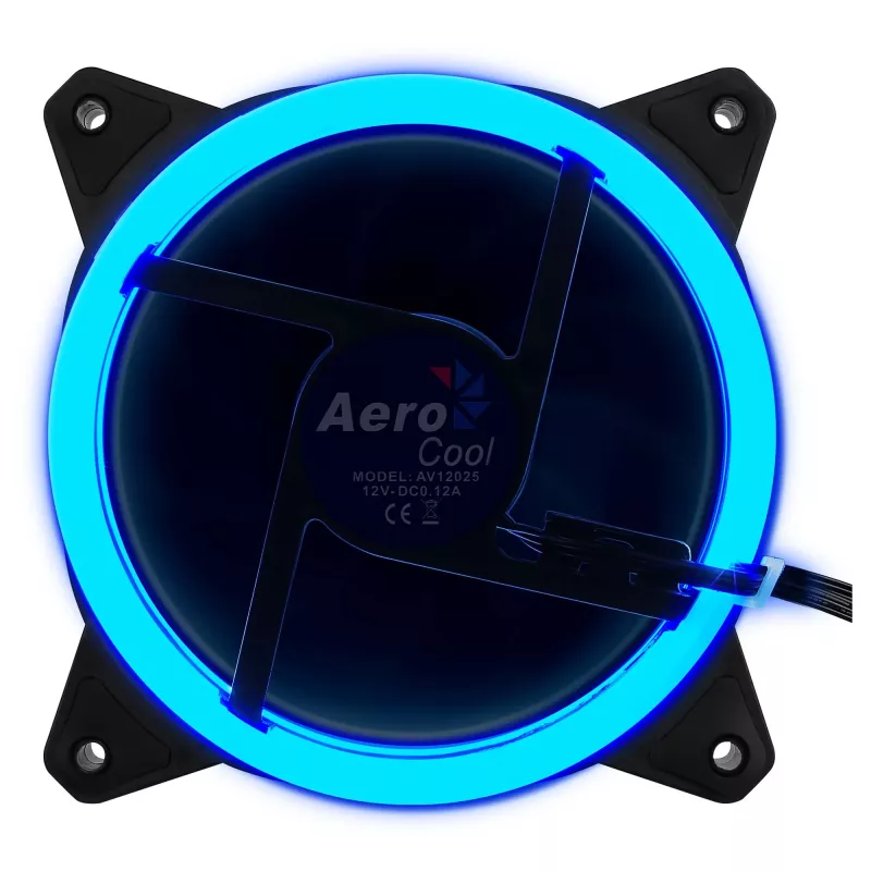 Aerocool Rev RGB ventola per case PC 12 cm nero