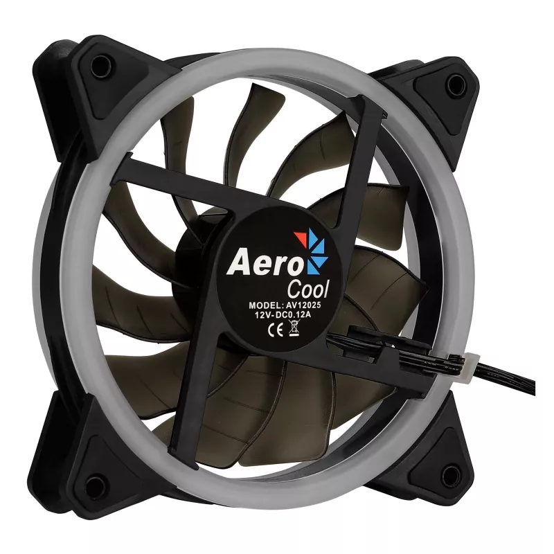 Aerocool Rev RGB ventola per case PC 12 cm nero