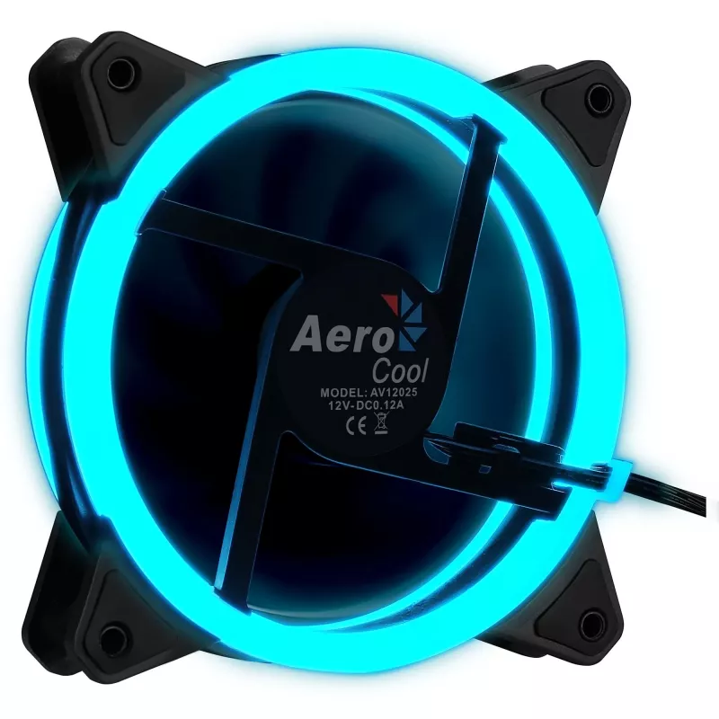 Aerocool Rev RGB ventola per case PC 12 cm nero