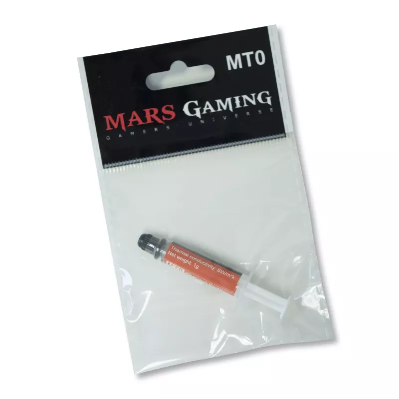 Mars Gaming MT0 pasta termica per PC 1g 6W temperatura 30-280º massima sicurezza