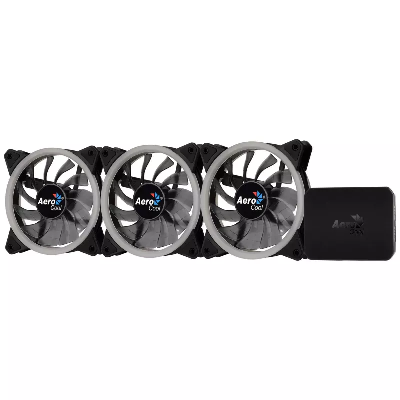 Aerocool Rev RGB Pro ventola per case 12 cm nero