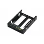 QNAP QDA-A2AR - Case RAID interno - 3.5 to 2 x 2.5 (8,9 cm a 2 x 6,4 cm) - RAID 0, 1, JBOD - SATA 6Gb/s