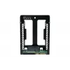 QNAP QDA-A2AR - Case RAID interno - 3.5 to 2 x 2.5 (8,9 cm a 2 x 6,4 cm) - RAID 0, 1, JBOD - SATA 6Gb/s
