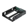 QNAP QDA-A2AR - Case RAID interno - 3.5 to 2 x 2.5 (8,9 cm a 2 x 6,4 cm) - RAID 0, 1, JBOD - SATA 6Gb/s