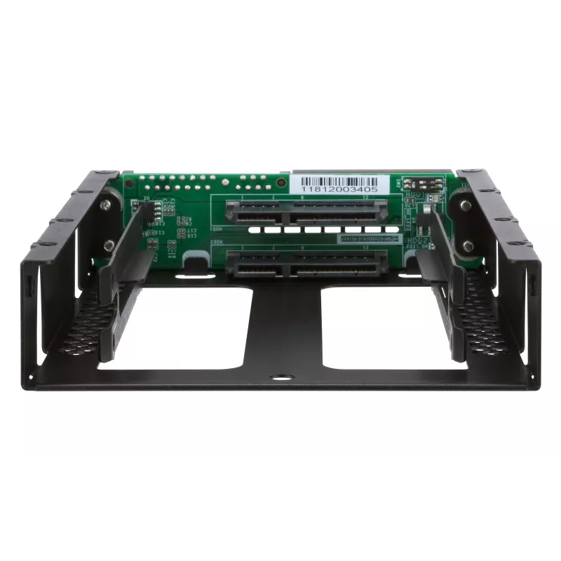 QNAP QDA-A2AR - Case RAID interno - 3.5 to 2 x 2.5 (8,9 cm a 2 x 6,4 cm) - RAID 0, 1, JBOD - SATA 6Gb/s