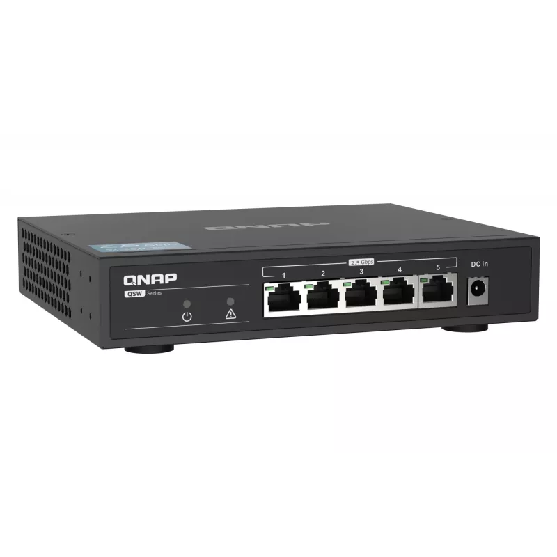 QNAP QSW-1105-5T switch non gestito a 5 porte, 5x 2.5GbE