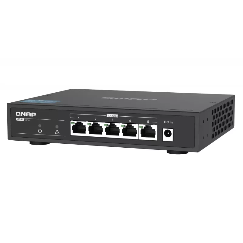 QNAP QSW-1105-5T switch non gestito a 5 porte, 5x 2.5GbE
