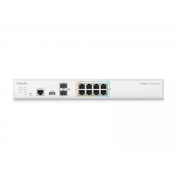 EnGenius Cloud Managed Security Gateway 2 x 2,5 GbE LAN & 6 x 2,5 GbE WAN & 2 porte SFP+