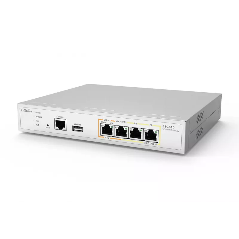 EnGenius Cloud Managed Security Gateway 2 x 2.5 GbE LAN e 2 x 2.5 GbE WAN
