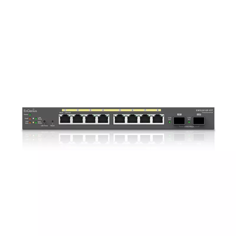 Switch managed EnGenius FitSwitch 8 PoE 8x porte Gigabit Ethernet