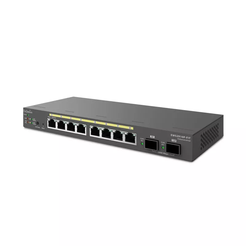 Switch managed EnGenius FitSwitch 8 PoE 8x porte Gigabit Ethernet