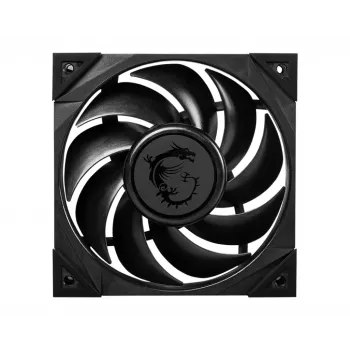 MSI MEG SILENT GALE P12 ventola premium silent '120mm, PWM, Balanced Static Pressure Airflow, pala in LCP, cuscinetto HDB, pad antivibrazione, cavo 300mm'