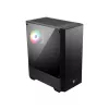 MSI MAG FORGE 111R case per computer gaming mid tower 'nero, 1x ventola 120mm ARGB PWM, hub ARGB 1-6, Mystic Light Sync, pannello in vetro temperato, ATX, mATX, mini-ITX'
