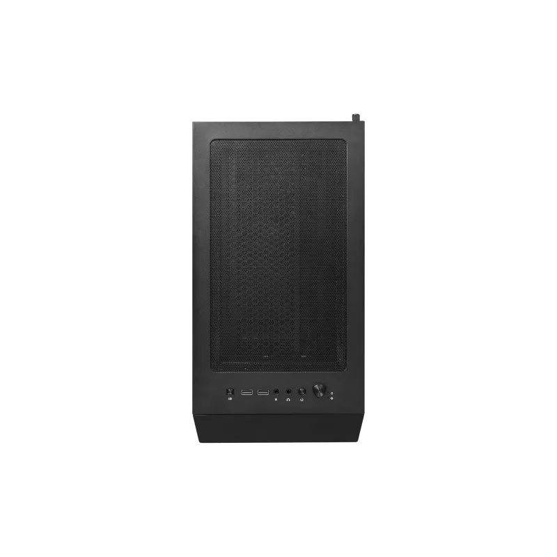 MSI MAG FORGE 111R case per computer gaming mid tower 'nero, 1x ventola 120mm ARGB PWM, hub ARGB 1-6, Mystic Light Sync, pannello in vetro temperato, ATX, mATX, mini-ITX'