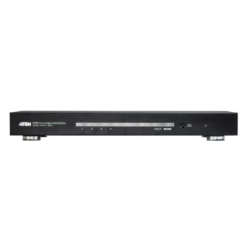 Splitter ATEN 4 porte HDMI CAT5e/6 su singolo cavo Cat / 4K / RS232 / HDBaseT