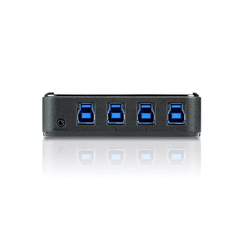 Dispositivo ATEN 4 porte USB 3.0 per condivisione periferiche, 5 Gbit/s, Micro-USB Type-B, nero, plastica, 0 - 40 °C, -20 - 60 °C