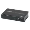 Splitter ATEN 2 porte 4K DisplayPort 1.2a, DisplayPort, 2x DisplayPort, 4096 x 2160 pixel, nero, metallo, 4K Ultra HD